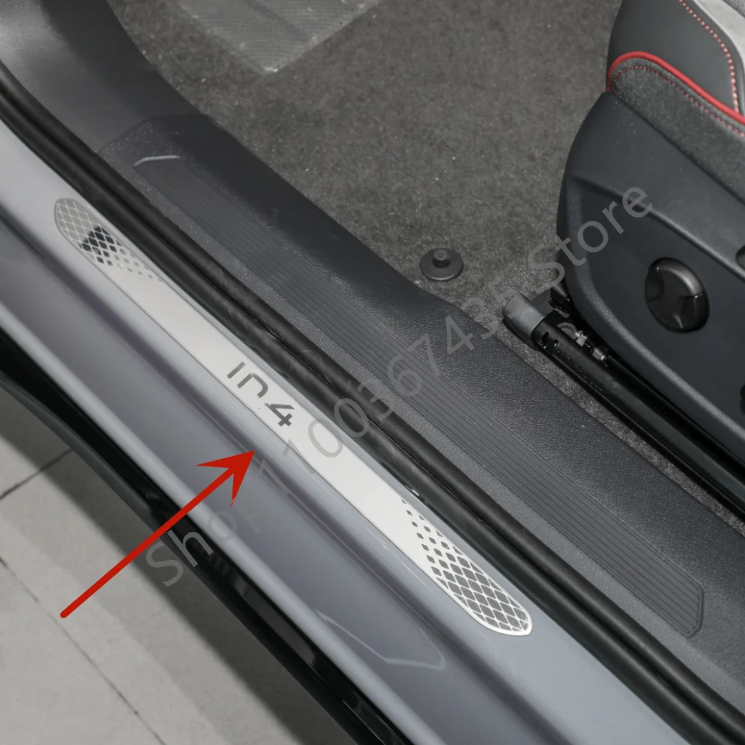 Threshold Trim Protector Sticker Piece Door Sill Scuff Plate Pedal Trim Stainless Steel Styling For ID.4 11G853491 11G853558
Threshold Trim Protector Sticker Piece Door Sill Scuff Plate Pedal Trim Stainless Steel Styling For ID.4 11G853491 11G853558