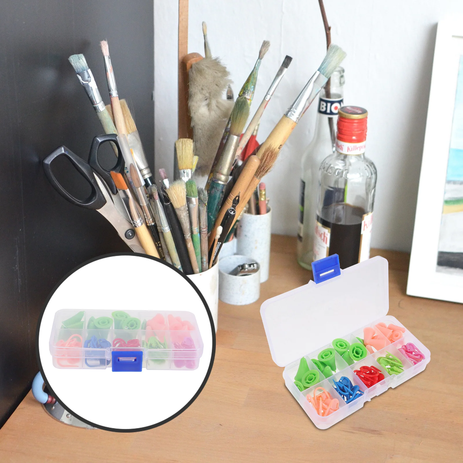 1 Markers Colored Stitch Buckles Lightweight Stitch Markers for Knitting Sewing Needle Point Protectors DIY Craft
1 Markers Colored Stitch Buckles Lightweight Stitch Markers for Knitting Sewing Needle Point Protectors DIY Craft