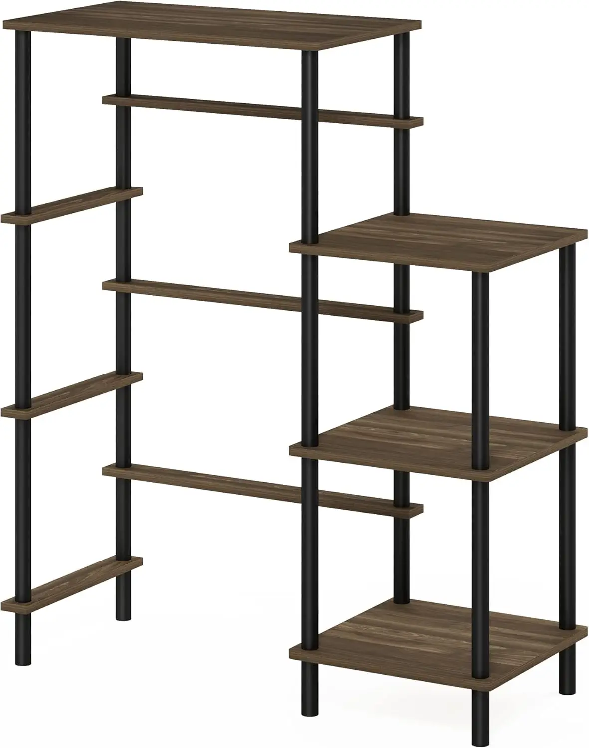 Turn-N-Tube Tooll Kitchen Storage Shelf Tall, Columbia Walnut/Black 
Turn-N-Tube Tooll Kitchen Storage Shelf Tall, Columbia Walnut/Black