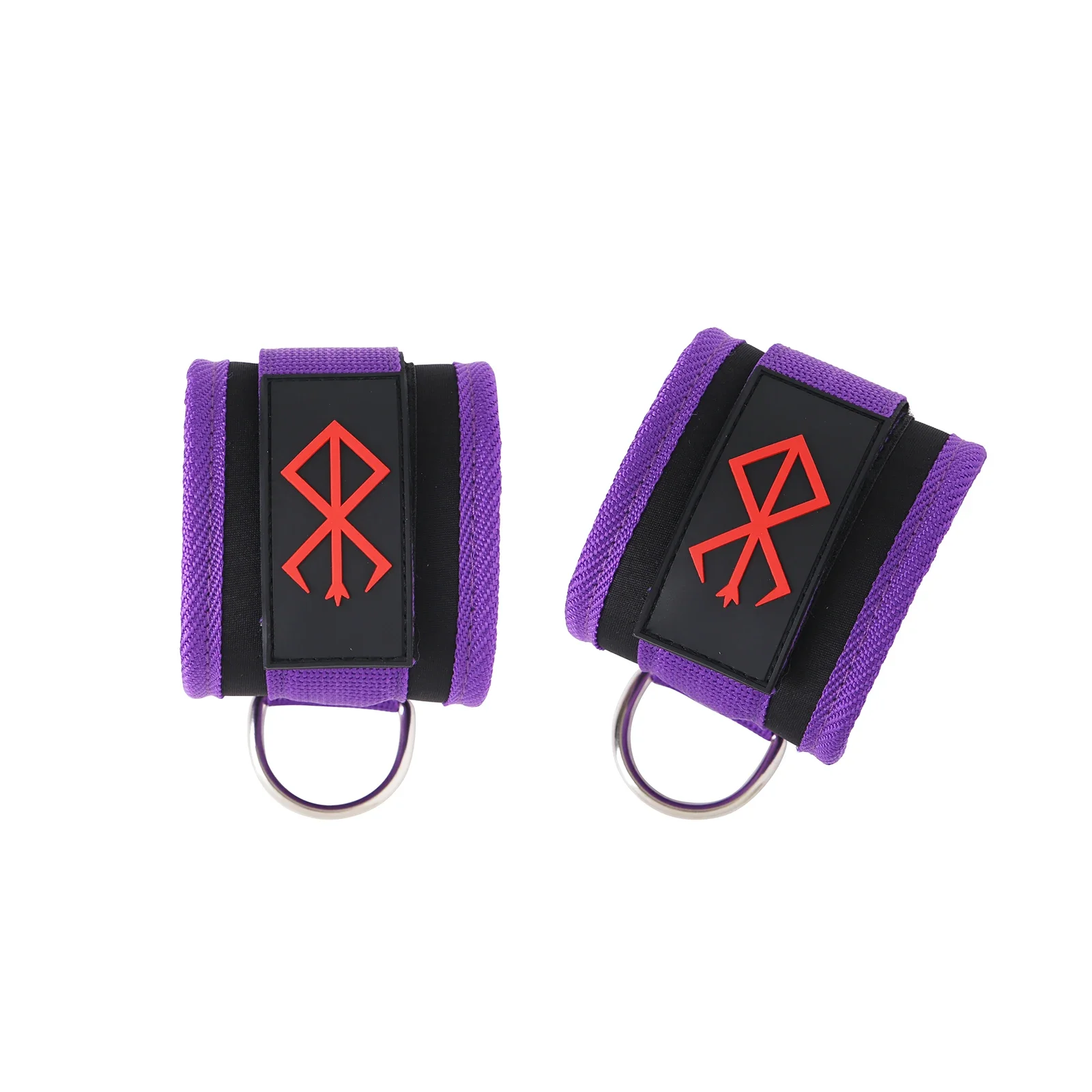 Berserk Anime Ankle Straps (Pair) For Cable Machine Kickbacks, Glute Workouts, Leg Straps with Neoprene Padd
Berserk Anime Ankle Straps (Pair) For Cable Machine Kickbacks, Glute Workouts, Leg Straps with Neoprene Padd