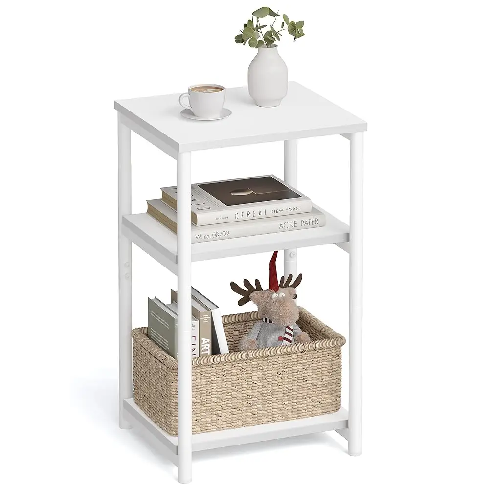 Side Table, Small End Table, Tall Nightstand For Living Room, Bedroom, Office, Bathroom, White Ulet273W14
Side Table, Small End Table, Tall Nightstand For Living Room, Bedroom, Office, Bathroom, White Ulet273W14