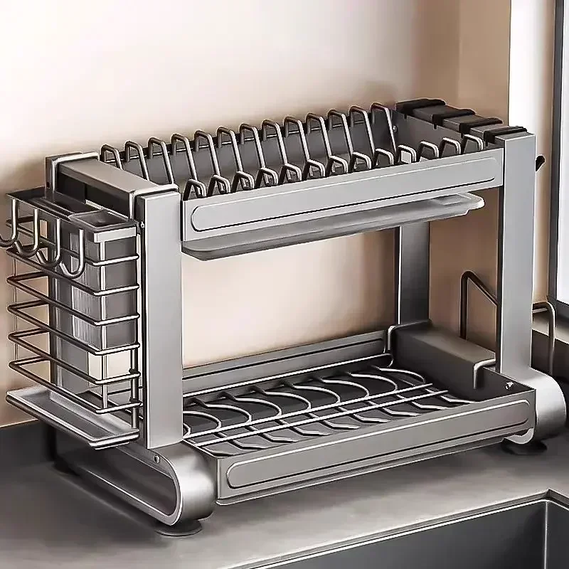 Thickened and bold 304 stainless steel dish storage rack, kitchen rack, drain bowl, water rack, chopsticks, dish storage box
Thickened and bold 304 stainless steel dish storage rack, kitchen rack, drain bowl, water rack, chopsticks, dish storage box