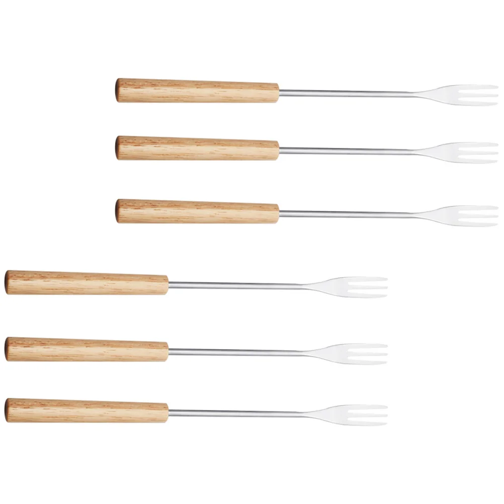 6pcs Stainless Steel Fondue Forks Portable Chocolate Dipping Forks For Home Kitchen Camping Travel Fruit Dessert Baking Tools
6pcs Stainless Steel Fondue Forks Portable Chocolate Dipping Forks For Home Kitchen Camping Travel Fruit Dessert Baking Tools