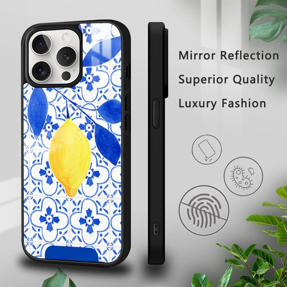 Fruit Lemon Phone Case For iPhone 15 14 13 12 11 Pro Xs Max Mini XR X 7 8 Plus Deluxe mirror hard sole shock proof
Fruit Lemon Phone Case For iPhone 15 14 13 12 11 Pro Xs Max Mini XR X 7 8 Plus Deluxe mirror hard sole shock proof