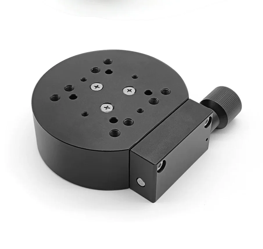 R Axis 360 Degree Manual Rotary Stage Manual Rotating Platform Angle Adjustment Precision Indexing Plate Stage Turntable 100MM
R Axis 360 Degree Manual Rotary Stage Manual Rotating Platform Angle Adjustment Precision Indexing Plate Stage Turntable 100MM