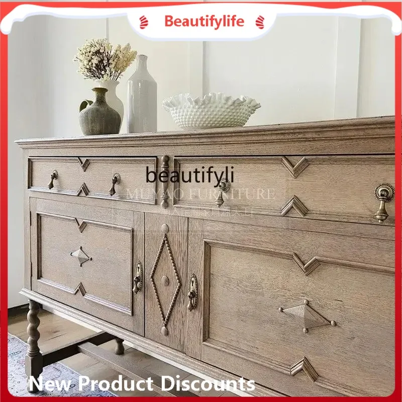 A4567 French retro solid wood porch cabinet American antique drawer decorative cabinet bedroom storage cabinet
A4567 French retro solid wood porch cabinet American antique drawer decorative cabinet bedroom storage cabinet