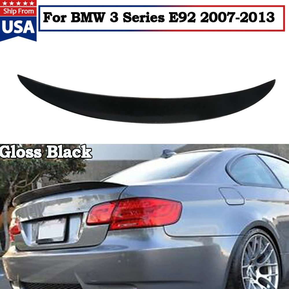 Rear Trunk Spoiler Lip For BMW 3-Series 328i 335i M3 E92 Coupe 2007-2013 Glossy Black Rear Tail Wings Magickit
Rear Trunk Spoiler Lip For BMW 3-Series 328i 335i M3 E92 Coupe 2007-2013 Glossy Black Rear Tail Wings Magickit
