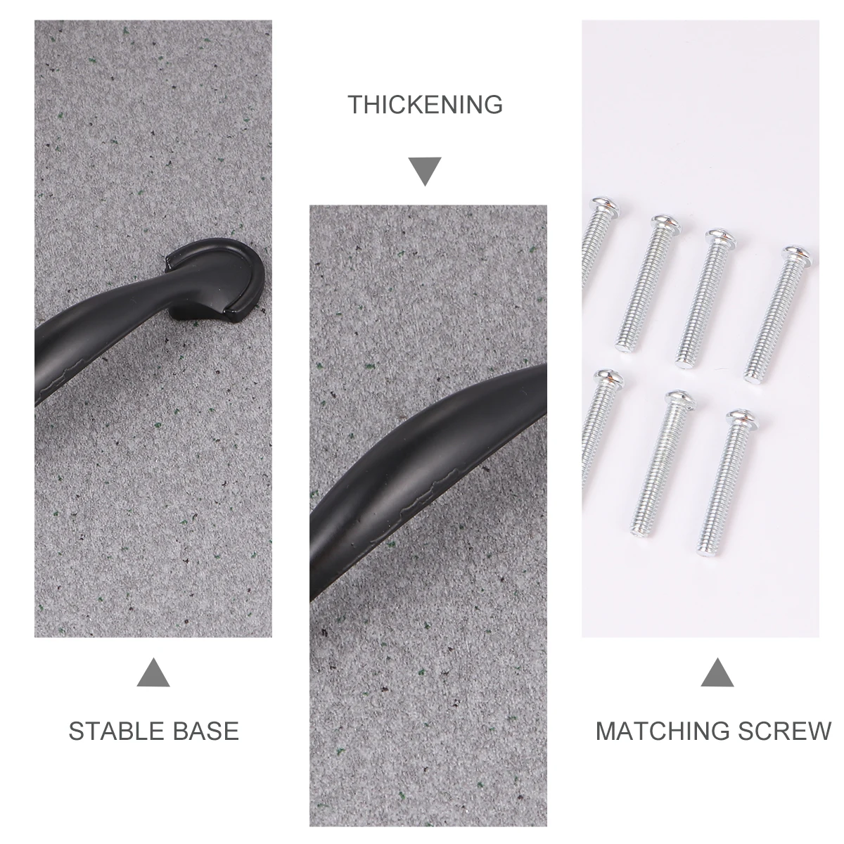 4 pcs Zinc Alloy Cabinet Handles Black Furniture Door Knobs For Wardrobe Dresser Drawer 2.7Cm Screws Durable Easy Install No
4 pcs Zinc Alloy Cabinet Handles Black Furniture Door Knobs For Wardrobe Dresser Drawer 2.7Cm Screws Durable Easy Install No