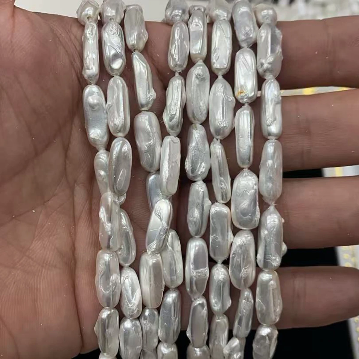 5x15mm Imitation Pearl Pipa Beads Natural Shell Semi-finished Beads for Jewelry Making DIY Necklaces Bracelets and Accessories
5x15mm Imitation Pearl Pipa Beads Natural Shell Semi-finished Beads for Jewelry Making DIY Necklaces Bracelets and Accessories