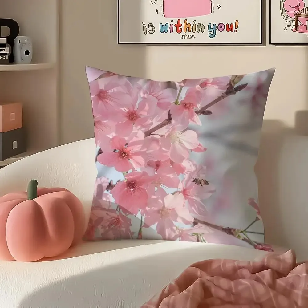 Each Skin Pillow Cover 2D Flat Printed Pink Cherry Blossom Sakura Cushion Cover Spring Floral Home Decor for Sofa Living Room
Each Skin Pillow Cover 2D Flat Printed Pink Cherry Blossom Sakura Cushion Cover Spring Floral Home Decor for Sofa Living Room