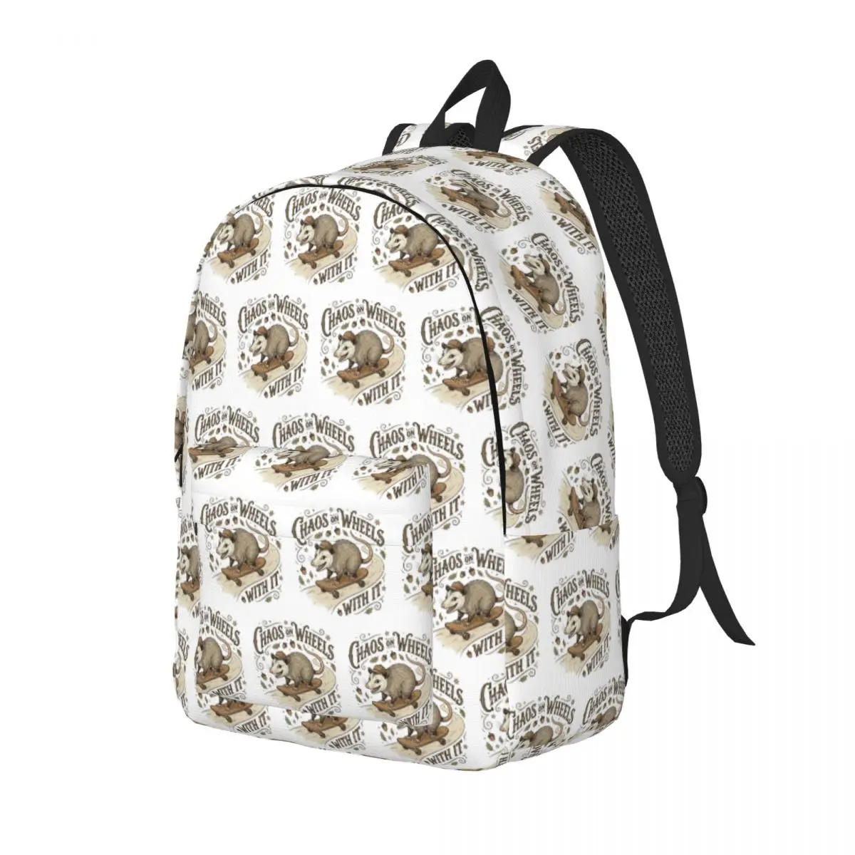 Chaos On Wheels Opossum Skateboard Funny Vintage Style Animal Backpack School Bag Hiking Travel Daypack Bookbag Shoulder Bags
Chaos On Wheels Opossum Skateboard Funny Vintage Style Animal Backpack School Bag Hiking Travel Daypack Bookbag Shoulder Bags