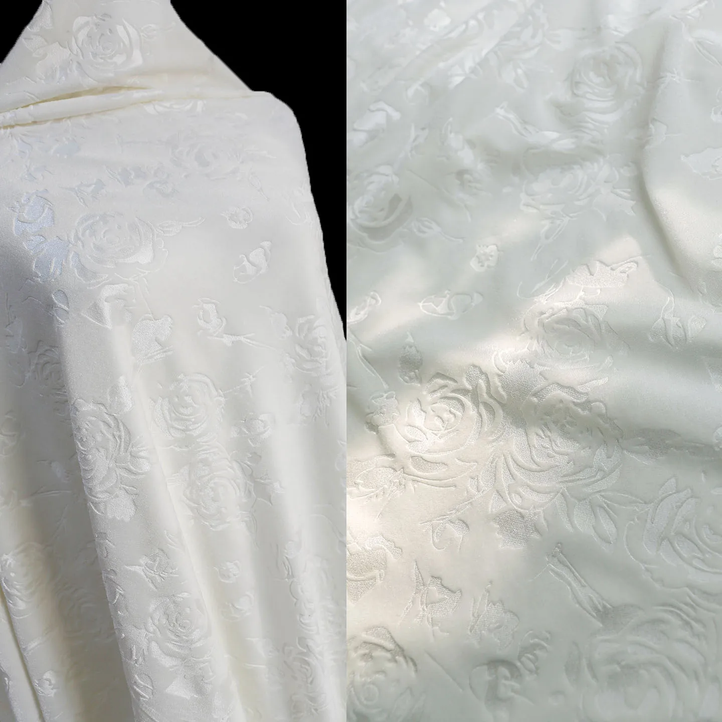 Осенне-зимняя новая белая бархатная ткань с тиснением розы, швейное пальто, топ, комплект Cheongsam, жилет, дизайнерская ткань
Осенне-зимняя новая белая бархатная ткань с тиснением розы, швейное пальто, топ, комплект Cheongsam, жилет, дизайнерская ткань