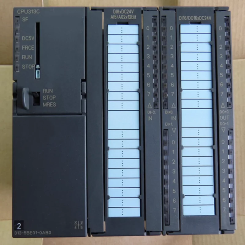 6ES7313-5BE01-0AB0 6ES7313-5BF03-4AB0 CPU 313C PLC Controller 24DI 16DO 4AI 2AO 32KB 24V DC for Industrial Automation
6ES7313-5BE01-0AB0 6ES7313-5BF03-4AB0 CPU 313C PLC Controller 24DI 16DO 4AI 2AO 32KB 24V DC for Industrial Automation
