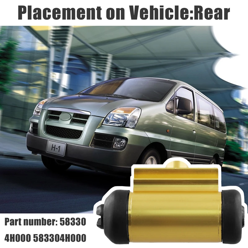 Автомобильный задний тормозной цилиндр левый правый для HYUNDAI H-1 2002-2007 58330-4H000
Автомобильный задний тормозной цилиндр левый правый для HYUNDAI H-1 2002-2007 58330-4H000