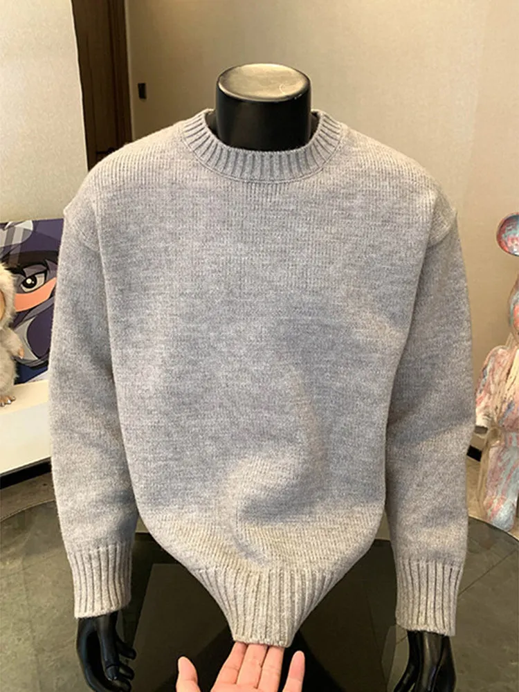 Light Grey Cleanfit round Neck Thickened Men's Knitted Sweater Winter Warm Inner Wear American Style Heavy-duty Sweatshirt
Light Grey Cleanfit round Neck Thickened Men's Knitted Sweater Winter Warm Inner Wear American Style Heavy-duty Sweatshirt