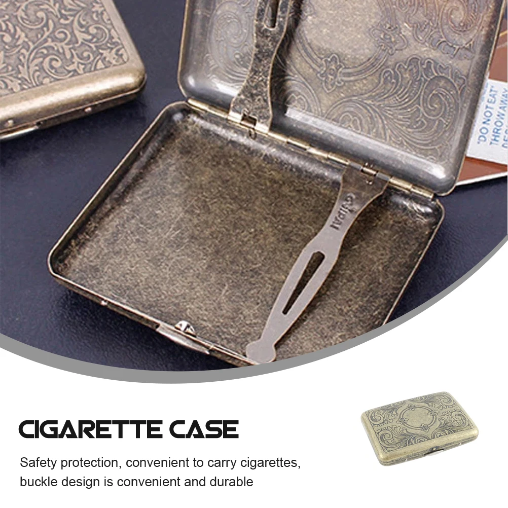 Flipping Cover Holder Stainless Portable Cigarette Protector For Men Moisture Proof Anti Damage Cigarette Storage
Flipping Cover Holder Stainless Portable Cigarette Protector For Men Moisture Proof Anti Damage Cigarette Storage