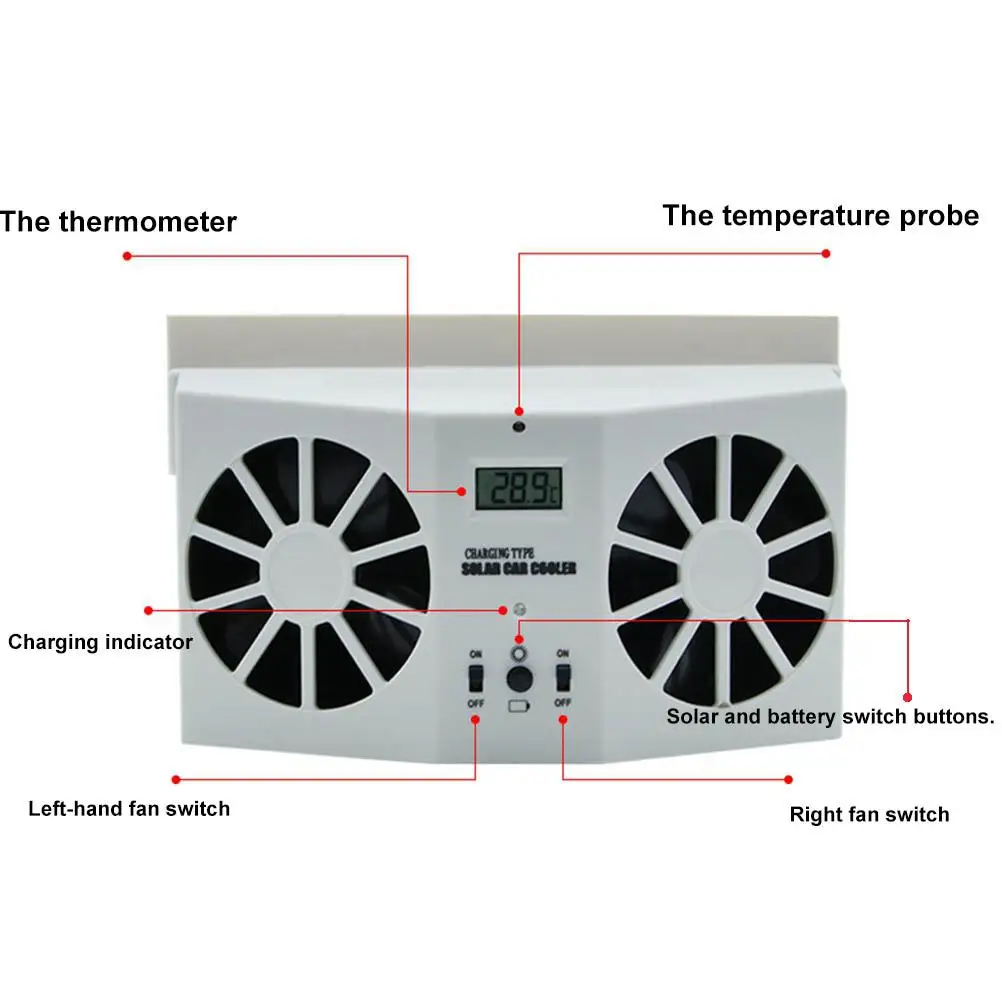 Mini Solar 12v Vehicle Ventilation Exhaust Window Cooling Ventilation Fan Fan For Car Conditioning Fans
Mini Solar 12v Vehicle Ventilation Exhaust Window Cooling Ventilation Fan Fan For Car Conditioning Fans