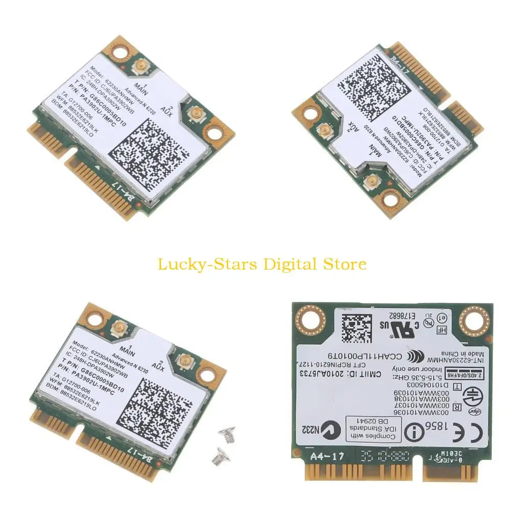 T3EE WiFi сетевая карта Двойная полоса Wirless PCI-E 802.11A/B/G/N WIFI WLAN CARD, 300 Мбит/с. 
T3EE WiFi сетевая карта Двойная полоса Wirless PCI-E 802.11A/B/G/N WIFI WLAN CARD, 300 Мбит/с.