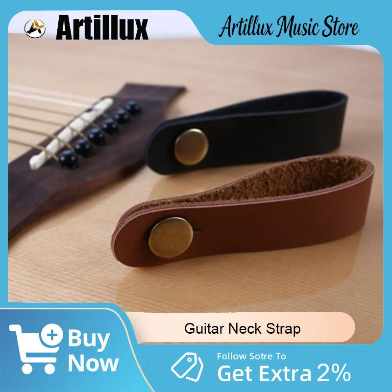 Artillux 2Pcs Guitar Neck Strap Brand New and High Quality PU Leather Guitar Strap Lock for Acoustic Electric Guitar Accessories
Artillux 2Pcs Guitar Neck Strap Brand New and High Quality PU Leather Guitar Strap Lock for Acoustic Electric Guitar Accessories