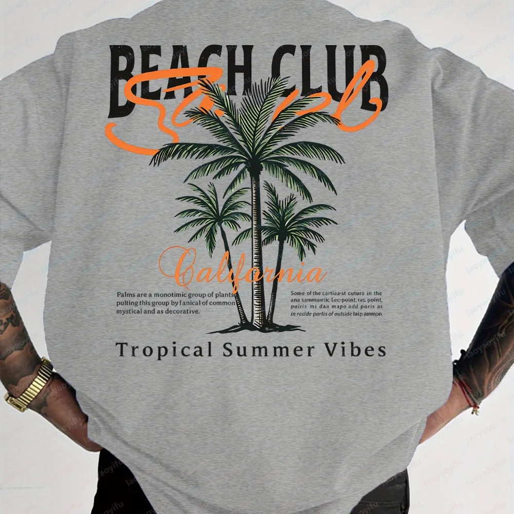 Men's Summer American Vintage Coconut Tree T-Shirt Suitable for Summer Outdoor Activities and Daily Wear Beach Fishing Vacation
Men's Summer American Vintage Coconut Tree T-Shirt Suitable for Summer Outdoor Activities and Daily Wear Beach Fishing Vacation