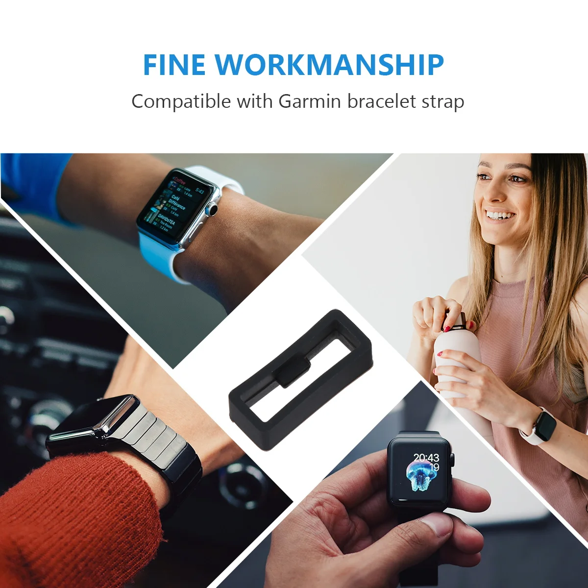 20Pcs 22Mm Sturdy Flexible Watch Band Fastener Rings Wristband Keeper Retainer Comfortable Wear Resistant Black
20Pcs 22Mm Sturdy Flexible Watch Band Fastener Rings Wristband Keeper Retainer Comfortable Wear Resistant Black