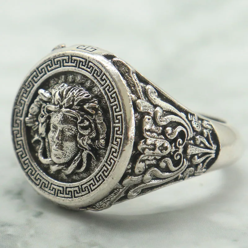 Buy 3 Get 1 Free SheCrown Medusa Gorgona Snake Head Greek Antique Meander Pattern Signet pendant Prevent Allergy
Buy 3 Get 1 Free SheCrown Medusa Gorgona Snake Head Greek Antique Meander Pattern Signet pendant Prevent Allergy