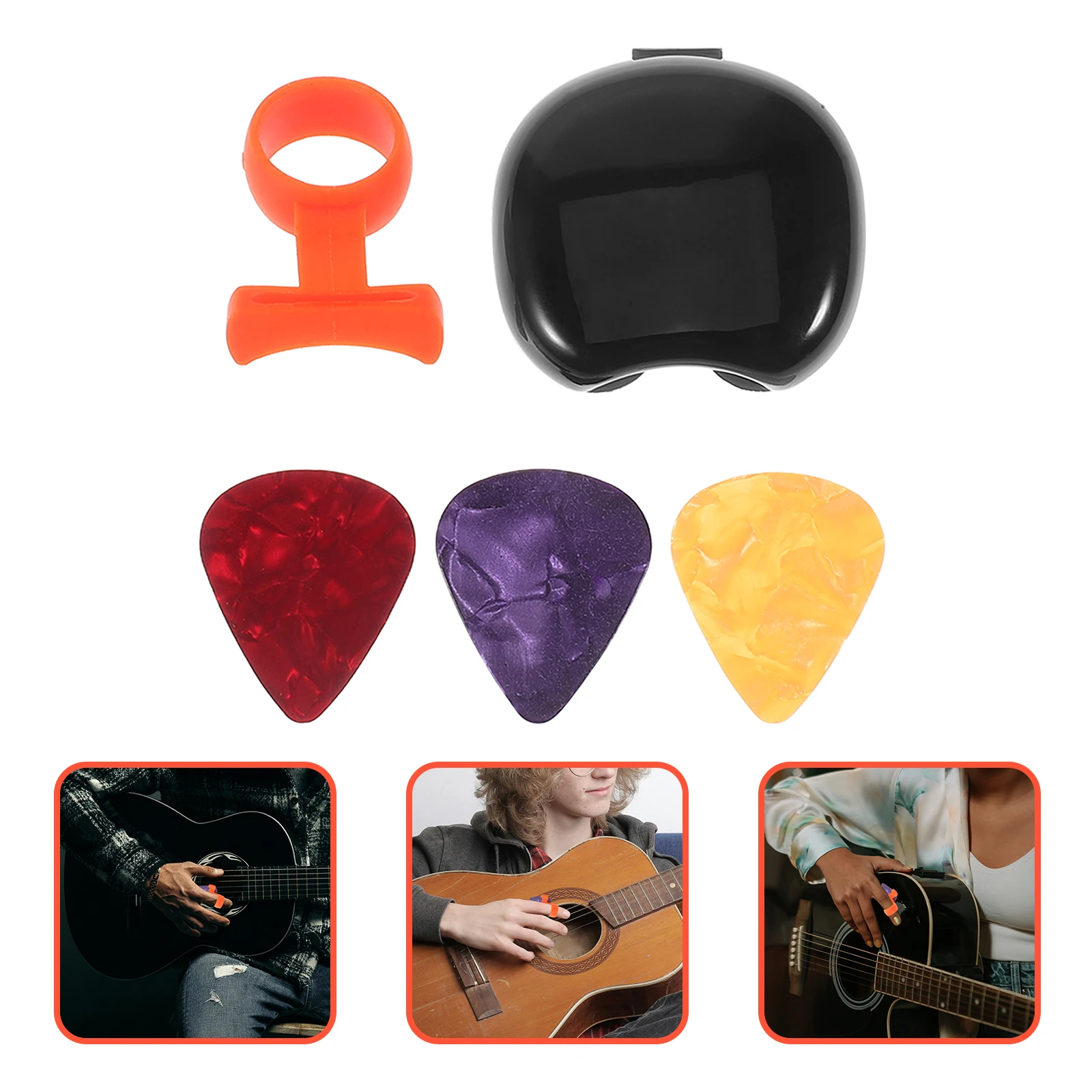 Guitar Pick Grips Antislip Finger Sleeve Ergonomic Brass Pick Holder For Electric Acoustic Guitars Beginners Strumming Aid Grip
Guitar Pick Grips Antislip Finger Sleeve Ergonomic Brass Pick Holder For Electric Acoustic Guitars Beginners Strumming Aid Grip