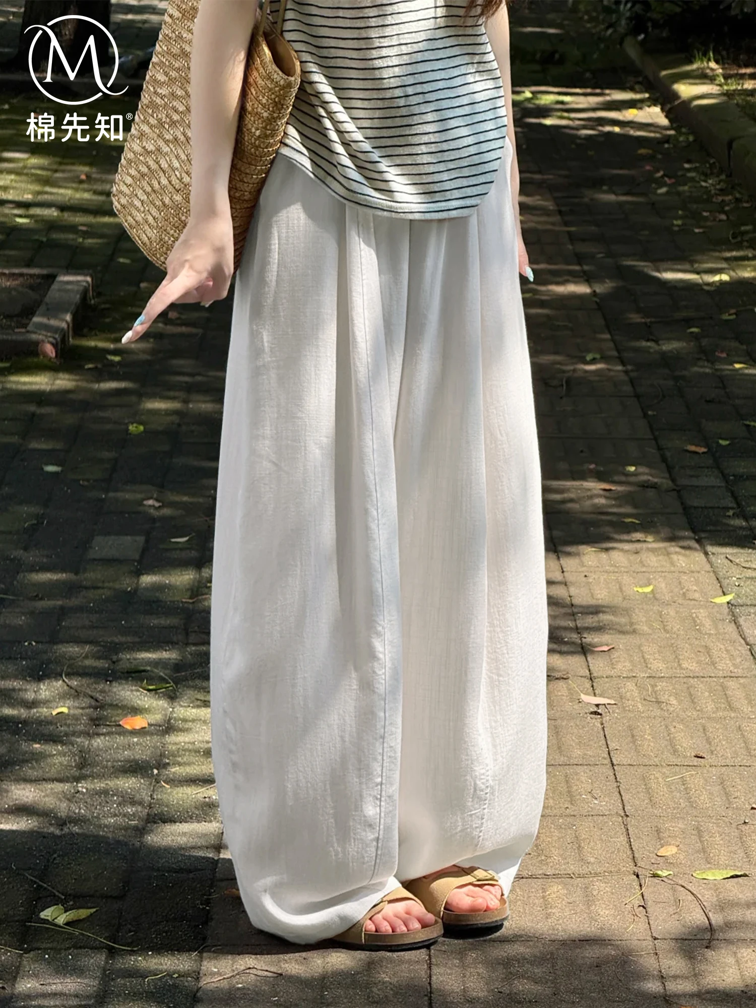 White Linen Wide Leg Pants Women Summer Thin New Loose Drapey Lazy Style Cotton Linen Wide Leg Casual Trousers
White Linen Wide Leg Pants Women Summer Thin New Loose Drapey Lazy Style Cotton Linen Wide Leg Casual Trousers