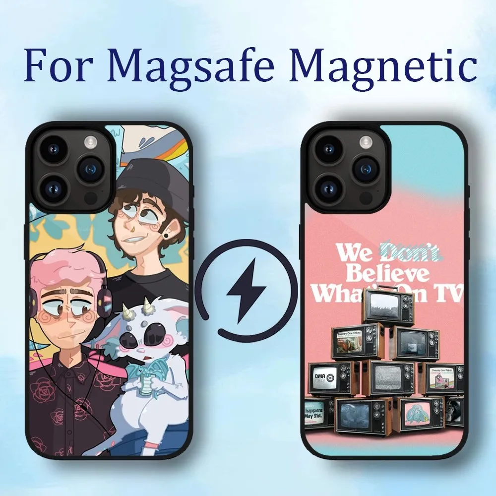 Чехол для телефона с музыкальной группой Twenty One Pilots для iPhone 11 12 13 14 15 Max Plus, магнитные Чехлы для телефона Macsafe
Чехол для телефона с музыкальной группой Twenty One Pilots для iPhone 11 12 13 14 15 Max Plus, магнитные Чехлы для телефона Macsafe