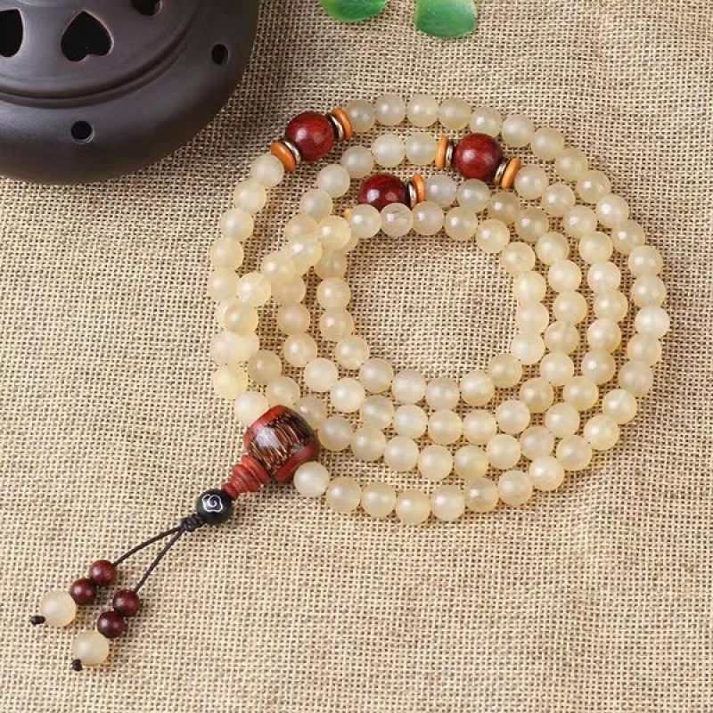 Tibetan Yak Horn 108 Buddhist , Natural Bamboo Bead Handheld Prayer Beads, Multi-loop Bracelet, Sweater Chain, Vari
Tibetan Yak Horn 108 Buddhist , Natural Bamboo Bead Handheld Prayer Beads, Multi-loop Bracelet, Sweater Chain, Vari