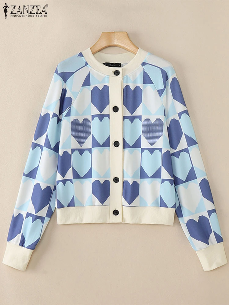 ZANZEA Casual Long Sleeve Heart Printed Blouse Thin Coats 2025 Spring Women Cardigan Tops Female Buttons Down Shirt Causal Tops
ZANZEA Casual Long Sleeve Heart Printed Blouse Thin Coats 2025 Spring Women Cardigan Tops Female Buttons Down Shirt Causal Tops