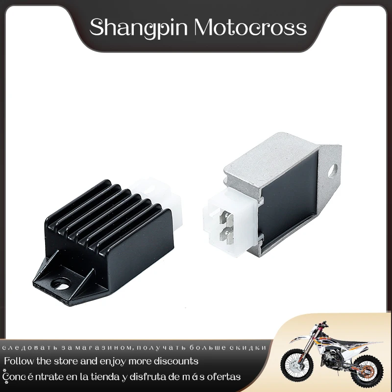 Sincerely Recommend 12V 4Pin Motorcycle Voltage Regulator Half Wave Rectifier for GY6 50 80 125 150CC Buggie Moped
Sincerely Recommend 12V 4Pin Motorcycle Voltage Regulator Half Wave Rectifier for GY6 50 80 125 150CC Buggie Moped
