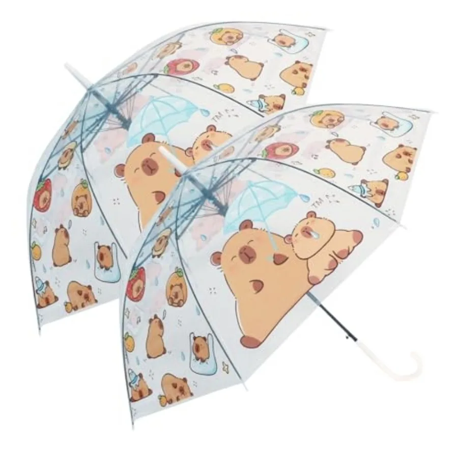 Jellyfish Transparent Umbrella, Romantic Creative Cute Automatic Open J Hook Handle Clear Umbrella Set, Birthday Gift Christmas
Jellyfish Transparent Umbrella, Romantic Creative Cute Automatic Open J Hook Handle Clear Umbrella Set, Birthday Gift Christmas