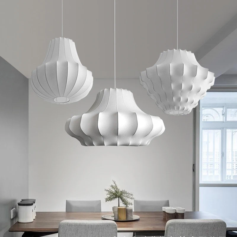 New Style Silk Lamp Pendant Lights Creative Italian Designer Hanglamp Lustre for Living Room Bedroom Luxury Lights Home Decor
New Style Silk Lamp Pendant Lights Creative Italian Designer Hanglamp Lustre for Living Room Bedroom Luxury Lights Home Decor