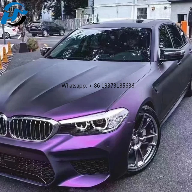 PET TPU Cast Self Repair Super Matte Pinor Black Purple Factory Direct 1.52x18M/5x60FT Full Roll Size Car Wrap Vinyl Direct
PET TPU Cast Self Repair Super Matte Pinor Black Purple Factory Direct 1.52x18M/5x60FT Full Roll Size Car Wrap Vinyl Direct