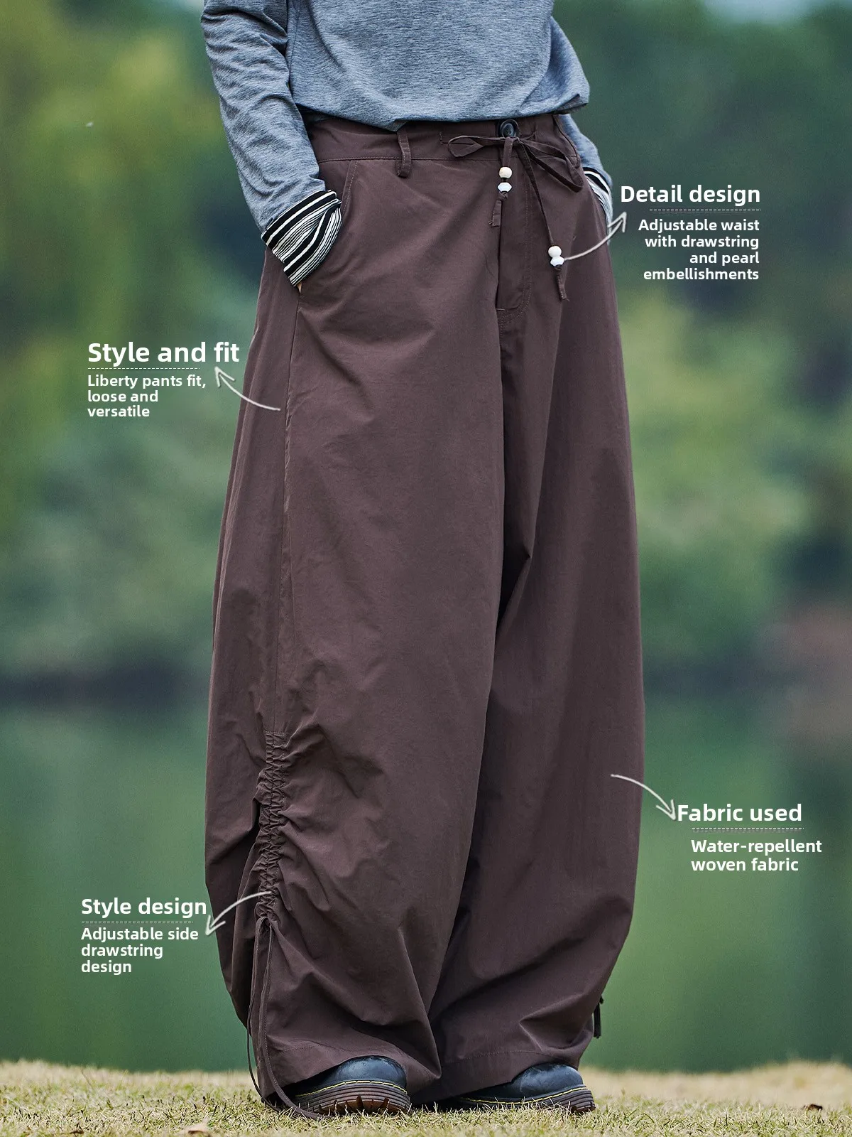 Брюки Maood с высокой талией, широкими штанинами и завязками, однотонные, весенние, повседневные, для женщин, облегающие
Брюки Maood с высокой талией, широкими штанинами и завязками, однотонные, весенние, повседневные, для женщин, облегающие