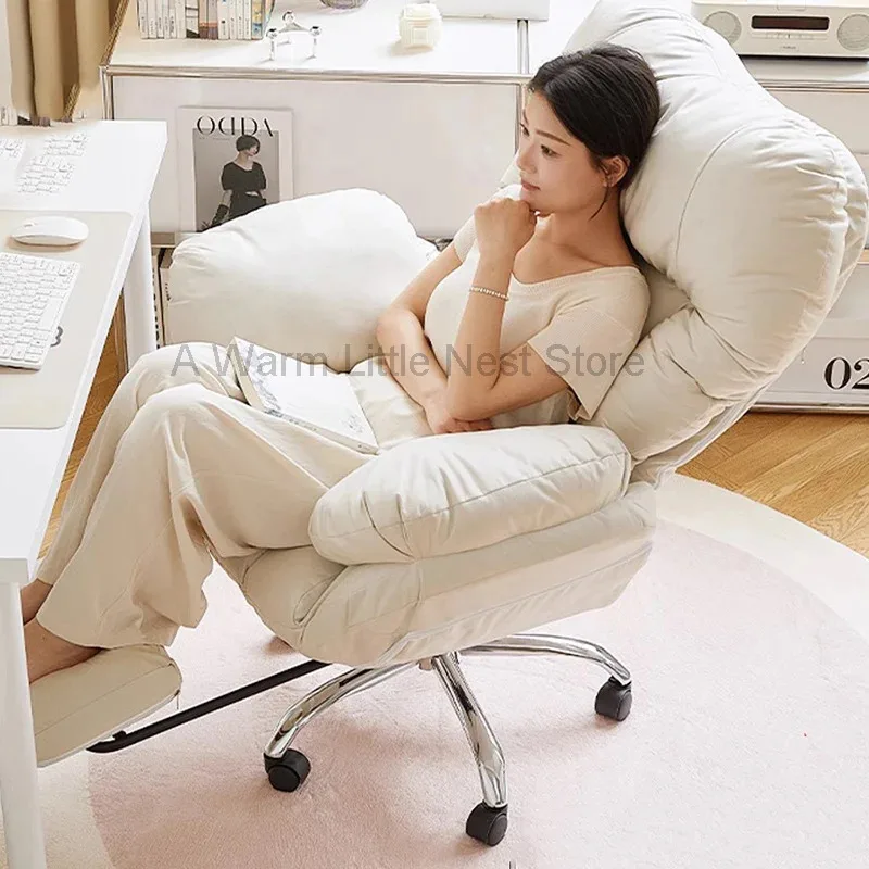 Nordic Arm Office Chair Cushion Comfortable Lounge Modern Lazy Mobile Desk Office Chair Salon Silla Oficina Salon Furniture
Nordic Arm Office Chair Cushion Comfortable Lounge Modern Lazy Mobile Desk Office Chair Salon Silla Oficina Salon Furniture