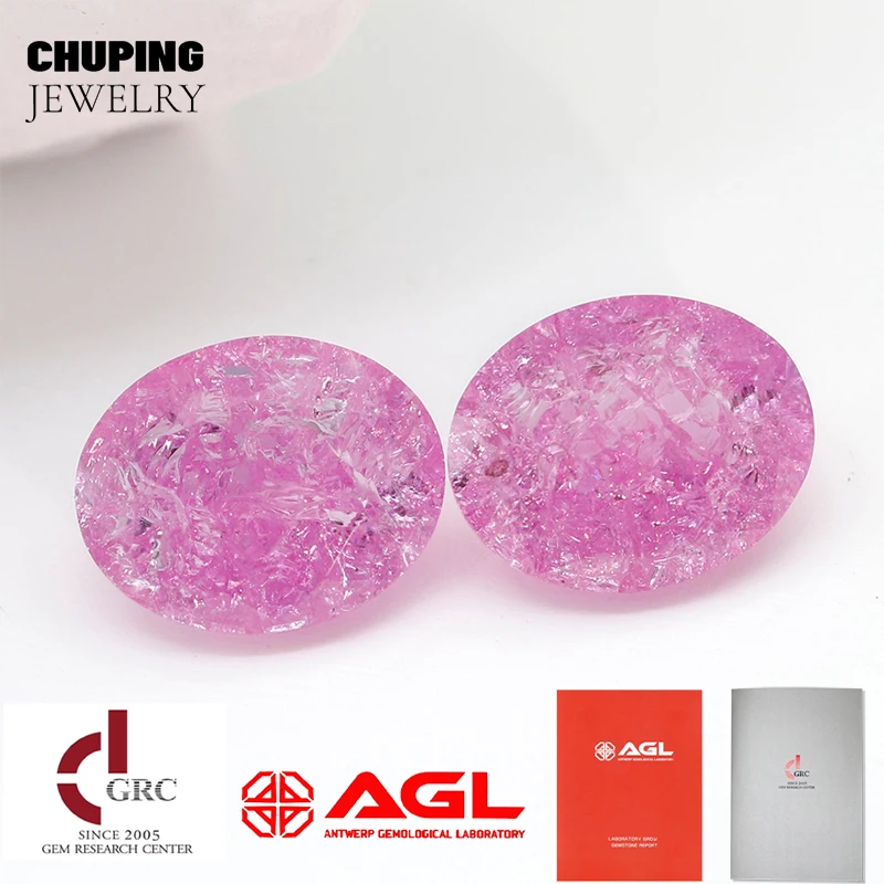 Premium Customized Oval Shape Lab Pink Sapphire Crushed Ice Czochralski With Selectable AGL Certificate Cultivate Pink Sapphire
Premium Customized Oval Shape Lab Pink Sapphire Crushed Ice Czochralski With Selectable AGL Certificate Cultivate Pink Sapphire
