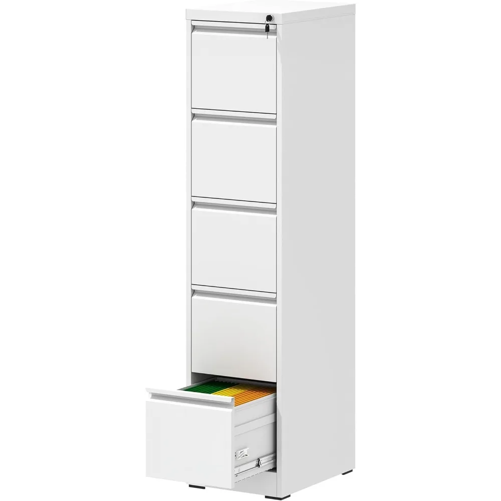 5 Drawer File Cabinet with Lock, 18" D Metal Vertical Filing Cabinets, Steel File Storage Cabinets for Home Office, Hanging A4 L
5 Drawer File Cabinet with Lock, 18" D Metal Vertical Filing Cabinets, Steel File Storage Cabinets for Home Office, Hanging A4 L