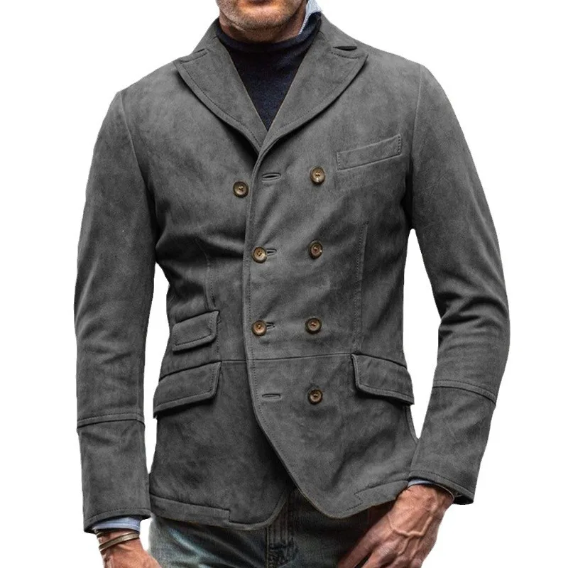 Retro Woolen Coat Retro High-end Men's Coat Popular Old Button Vintage Casual Jacket Men Clothing Korean Fashion Trend
Retro Woolen Coat Retro High-end Men's Coat Popular Old Button Vintage Casual Jacket Men Clothing Korean Fashion Trend