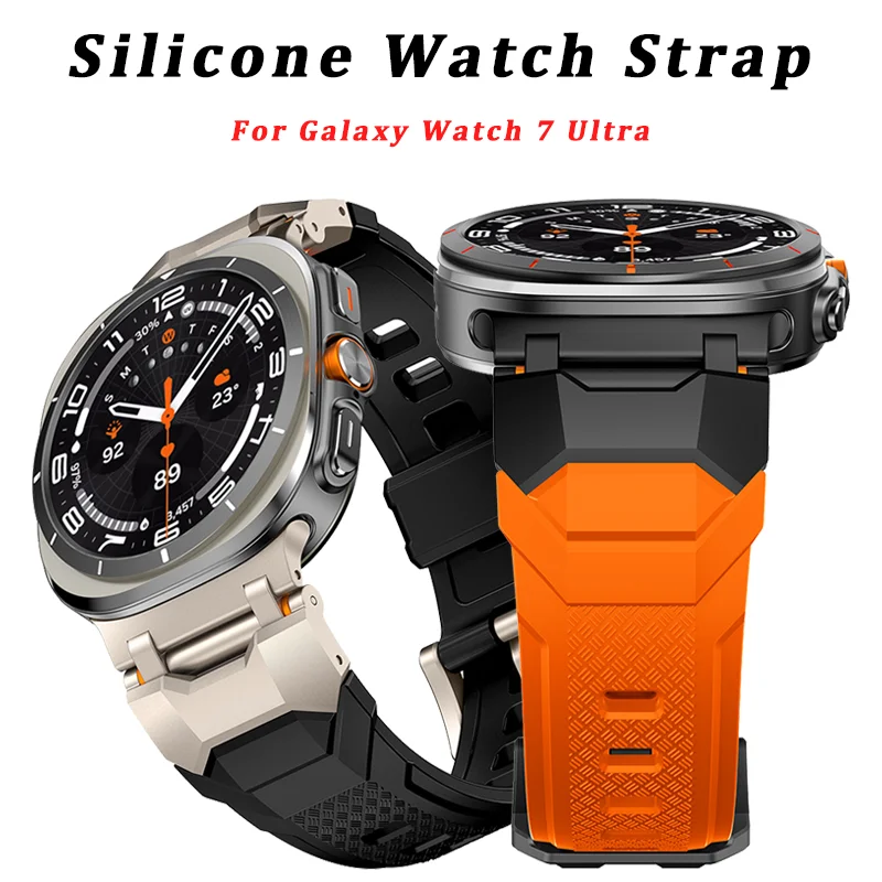Sports TPU Rubber Strap For Samsung Galaxy Ultra 47mm Soft Silicone Band For SAMSUNG GALAXY 7 ULTRA 47MM No Gaps Bracelet Correa
Sports TPU Rubber Strap For Samsung Galaxy Ultra 47mm Soft Silicone Band For SAMSUNG GALAXY 7 ULTRA 47MM No Gaps Bracelet Correa