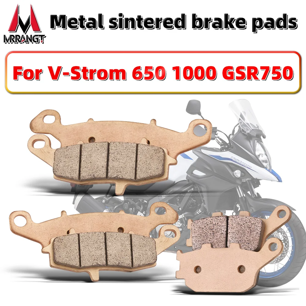 MRRANGT Motorcycle Brake Pads Set Fit For Suzuki DL650 DL1000 V-Strom 650 1000 GSR750 Sintered Metal Adventure Street
MRRANGT Motorcycle Brake Pads Set Fit For Suzuki DL650 DL1000 V-Strom 650 1000 GSR750 Sintered Metal Adventure Street