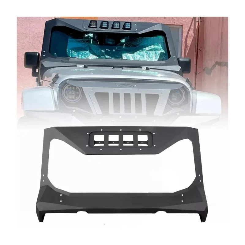 NEWWIND A-rmor Style Front Window Guard Bracket With Lamps Bumper Frame For For Wrangler Jk 2007-2017 Accessories
NEWWIND A-rmor Style Front Window Guard Bracket With Lamps Bumper Frame For For Wrangler Jk 2007-2017 Accessories