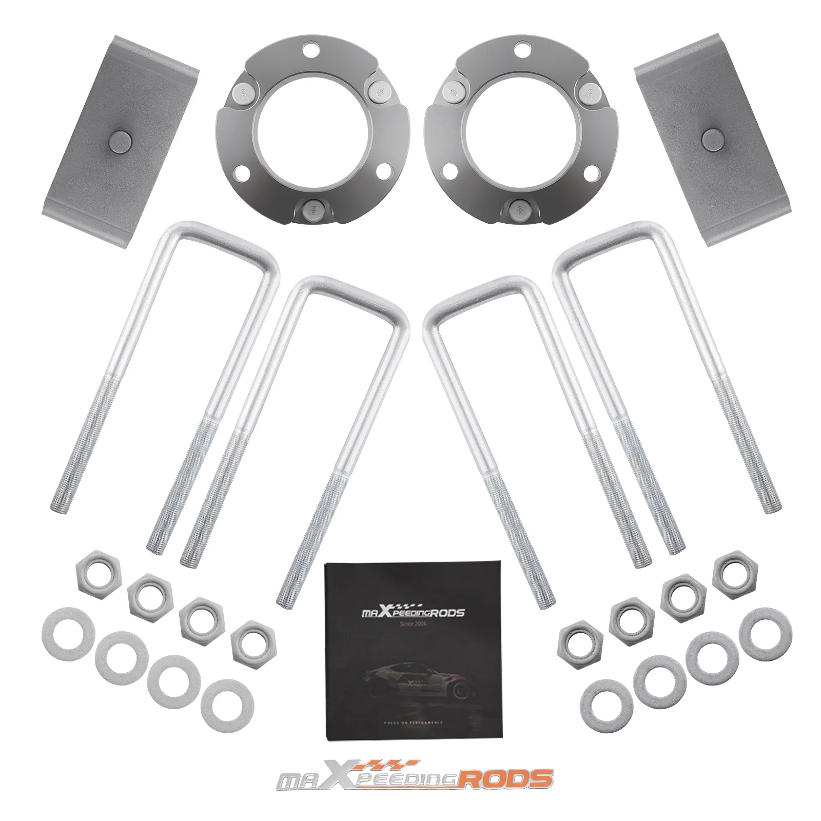 2inch Fr+1inch Rr Lift suspension Kit for Toyota Tacoma 2WD 4WD 2005-2023
2inch Fr+1inch Rr Lift suspension Kit for Toyota Tacoma 2WD 4WD 2005-2023