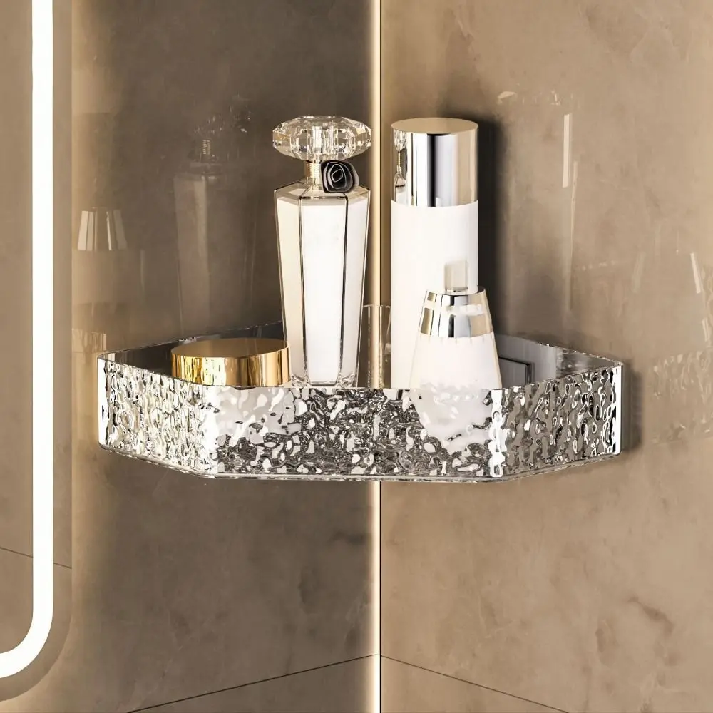 Wall Mounted Bathroom Storage Rack Wall Corner No Drilling Triangle Holder Creative Multi-purpose Storage Shelf Cosmetic
Wall Mounted Bathroom Storage Rack Wall Corner No Drilling Triangle Holder Creative Multi-purpose Storage Shelf Cosmetic