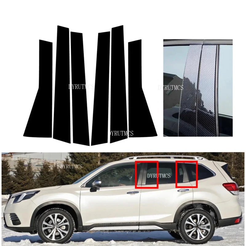 6pcs Gloss Black Pillar Posts Door Window Trim Sticker Cover Fit For Subaru Forester 2019 2020 2021 2022 2023 Silver Carbon
6pcs Gloss Black Pillar Posts Door Window Trim Sticker Cover Fit For Subaru Forester 2019 2020 2021 2022 2023 Silver Carbon