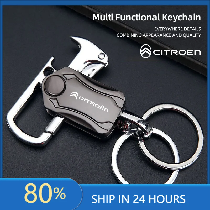 Car Stickers Multi Functional Keychain Car Logo Key Ring For Citroen C3 C5 AIRCROSS C5X C4 Cactus E-C4 X E-C3 Berlingo C-Elysee
Car Stickers Multi Functional Keychain Car Logo Key Ring For Citroen C3 C5 AIRCROSS C5X C4 Cactus E-C4 X E-C3 Berlingo C-Elysee