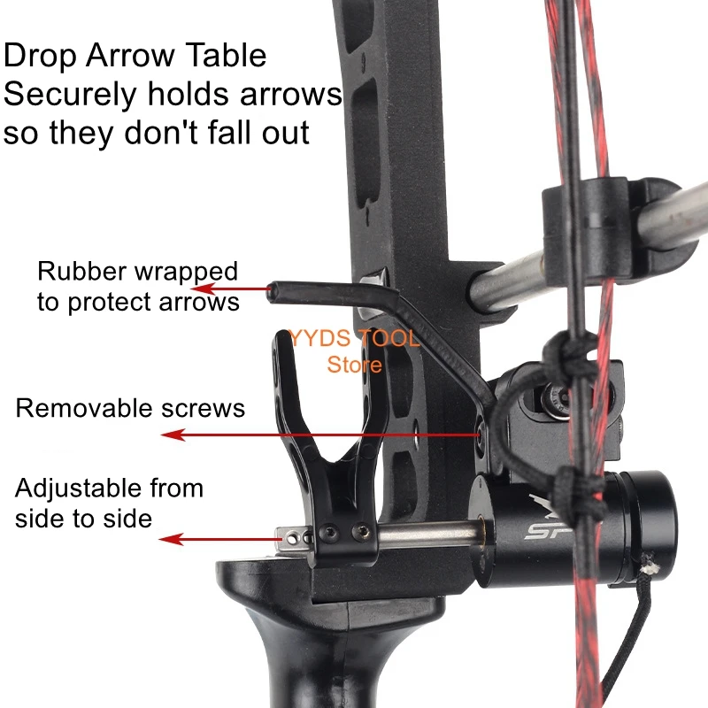 SP925 Composite Pulley Bow and Arrow Drop Arrow Rest with Locking Mechanism Competition Archery Accessories Arrow Rest
SP925 Composite Pulley Bow and Arrow Drop Arrow Rest with Locking Mechanism Competition Archery Accessories Arrow Rest