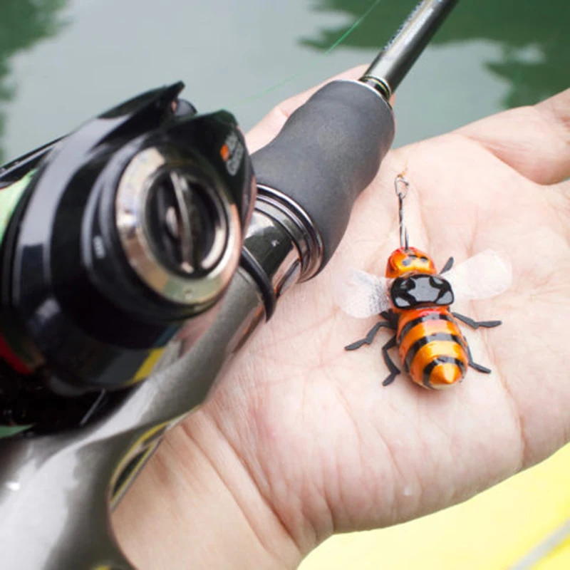 Japan Jackall Lure Fishing Surface Insect Simulation Fake Bait BUGDOG Micromatter Floating Bee 3.1g Bait
Japan Jackall Lure Fishing Surface Insect Simulation Fake Bait BUGDOG Micromatter Floating Bee 3.1g Bait