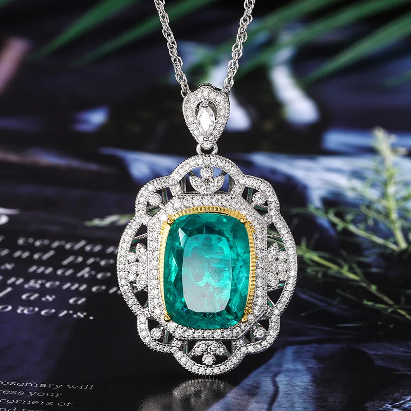 Jewelry copper base plated with diamond jade, elegant and high-end rectangular pendant 15*20
Jewelry copper base plated with diamond jade, elegant and high-end rectangular pendant 15*20